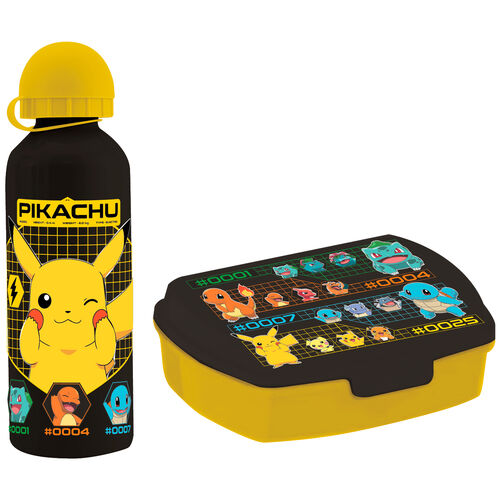 Pokemon Llunch box + aluminium bottle set 500ml