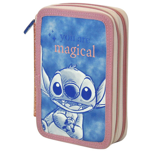 Disney Stitch triple pencil case