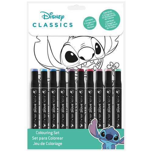 Blister colorear numeros Stitch Disney