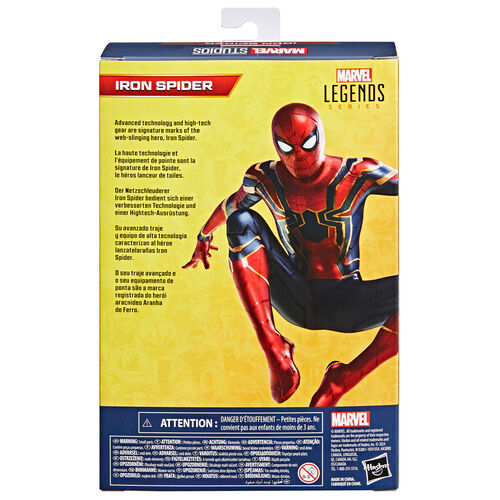 Figura Iron Spider Legends Series Marvel 15cm