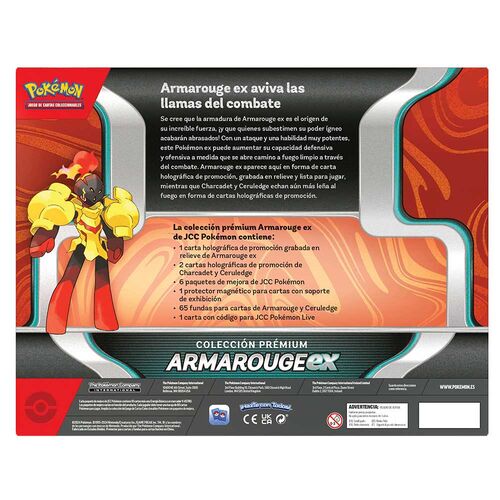 Spanish Pokemon Armarouge box trading card game