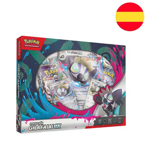 Spanish Pokemon Grafaiaia trading card game box