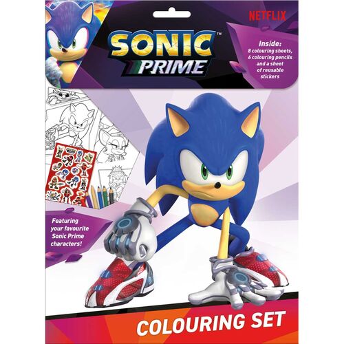 Set colorear Sonic Prime