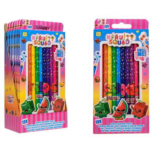Fruits Scented pencils blister