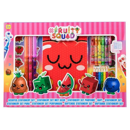 Fruits scented set stationery blister
