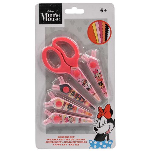 Disney Minnie Scissors + 5 covers blister