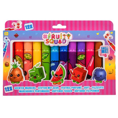 Fruits scented markers blister