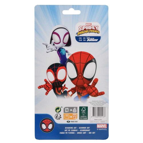 Marvel Spiderman Scissors + 5 covers blister