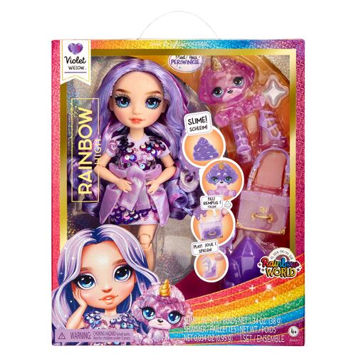 Rainbow High Rainbow World Violet doll 25cm
