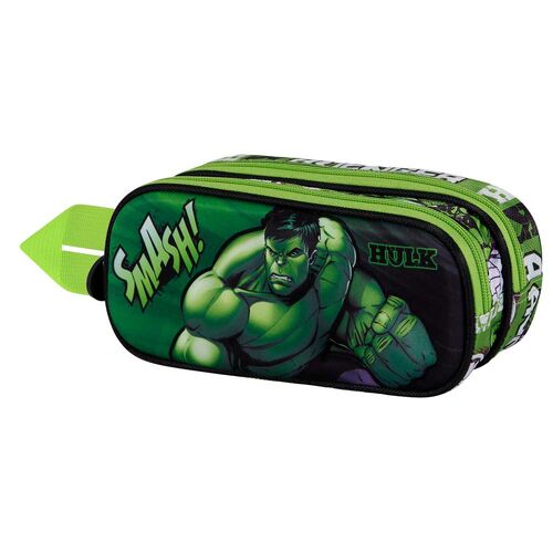 Marvel Hulk Superhuman 3D double pencil case