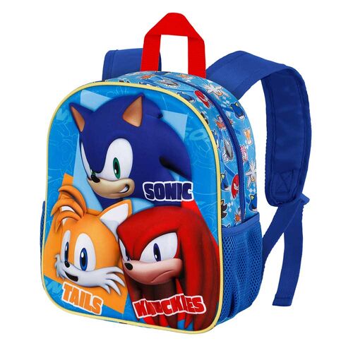 Sonic the Hedgehog Trio 3D backpack 31cm