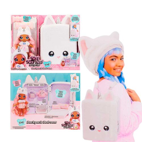 Na! Na! Na! Surprise Whitney Sparkles mini backpack playset + doll