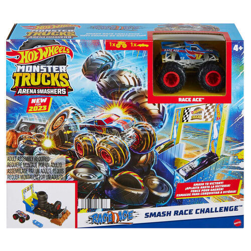 Pista Reto de Destruccion Arena Smashers Monster Trucks Hot Wheels surtido