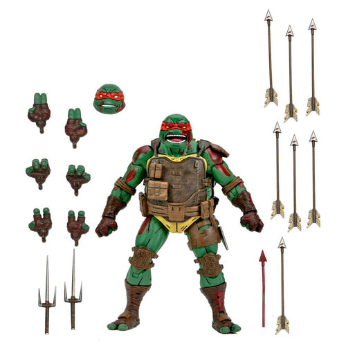 Figura Ultimate First To Fall Raphael Teenage Mutant Las Tortugas Ninja 18cm
