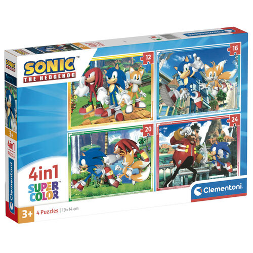 Sonic the Hedgehog puzzle 12-16-20-24pcs
