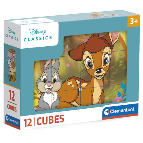 Puzzle cubo Bambi Disney 12pzs