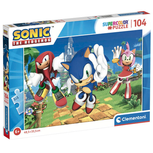 Puzzle Sonic the Hedgehog 104pzs