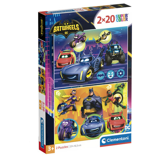 Batwheels puzzle 2x60pcs