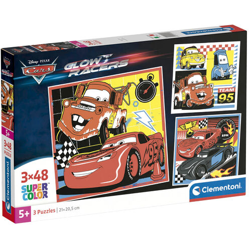 Puzzle Cars Disney 3x48pzs
