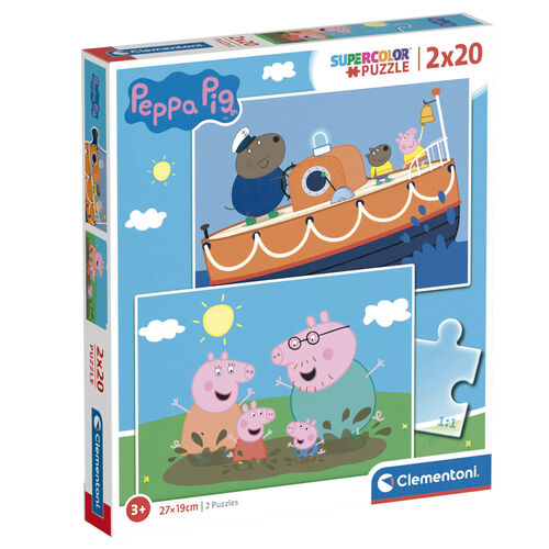 Peppa Pig puzzle 2x20pcs