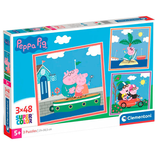 Puzzle Peppa Pig 3x48pzs