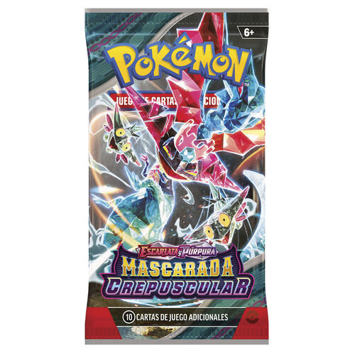 Sobre juego cartas coleccionables Mascarada Crepuscular Escarlata y Purpura Pokemon Espaol surtido
