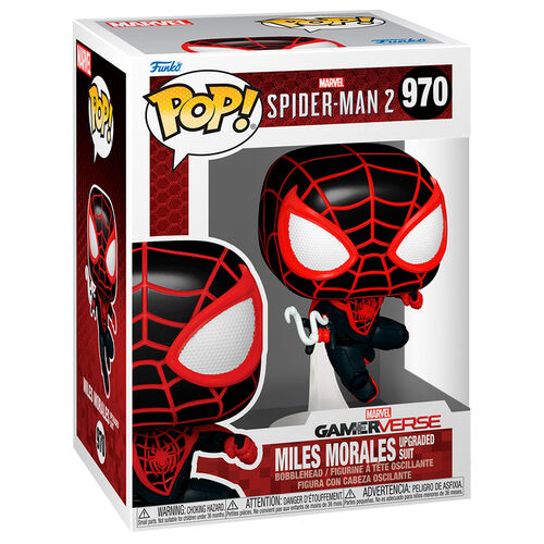 Figura POP Marvel Spiderman 2 Miles Morales Upgraded Suit