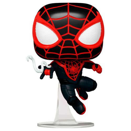 POP figure Marvel Spiderman 2 Miles Morales Upgraded Suit