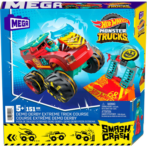 MEGA Construx Smash & Crash Demo Derby Extreme Trick Course Hot Wheels