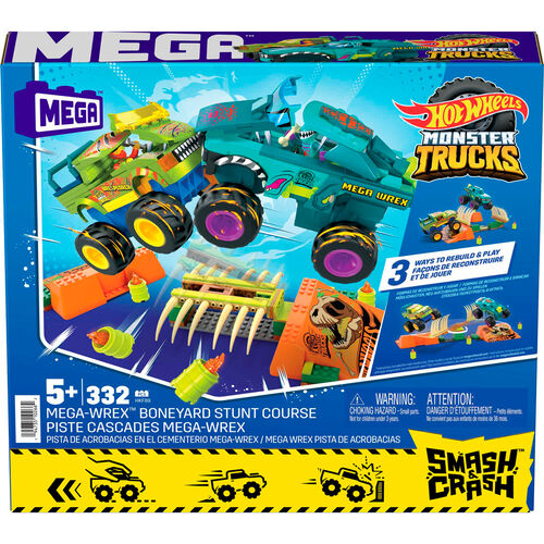 Hot Wheels Mega-Wrex Monster Trucks MEGA Construx