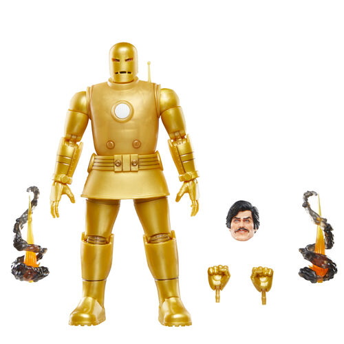 Figura Iron Man Model 01-Gold Iron Man Marvel 15cm