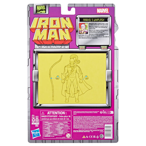 Figura Marvel Whiplash Iron Man Marvel 15cm