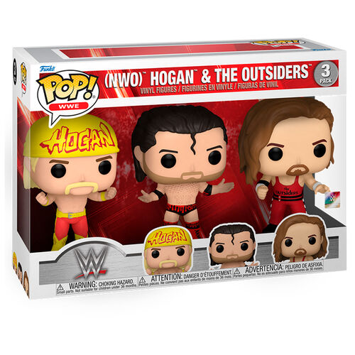 Blister 3 figuras POP WWE Hogan & the Outsiders
