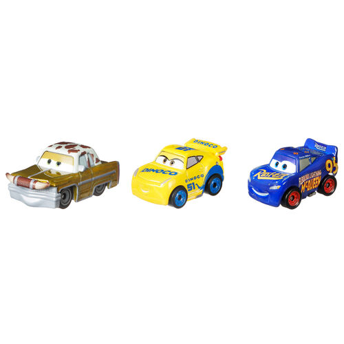 Blister 3 coches Cars Disney Pixar surtido