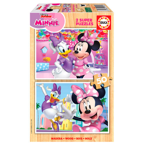 Disney Minnie wood puzzle 2x50pcs