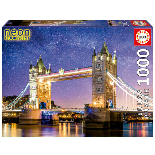 Tower Bridge, London neon puzzle 1000pcs