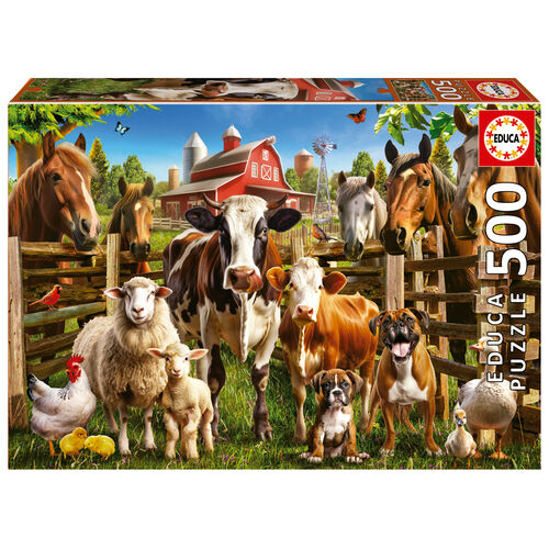 Farmyard Buddies puzzle 500pcs