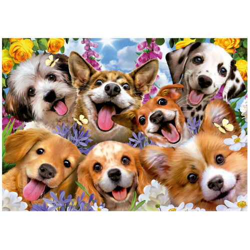 Puppies Selfie puzzle 1000pcs
