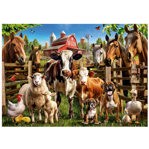 Farmyard Buddies puzzle 500pcs