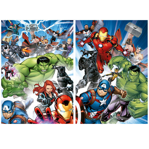 Puzzle Vengadores Avengers Marvel 2x100pzs