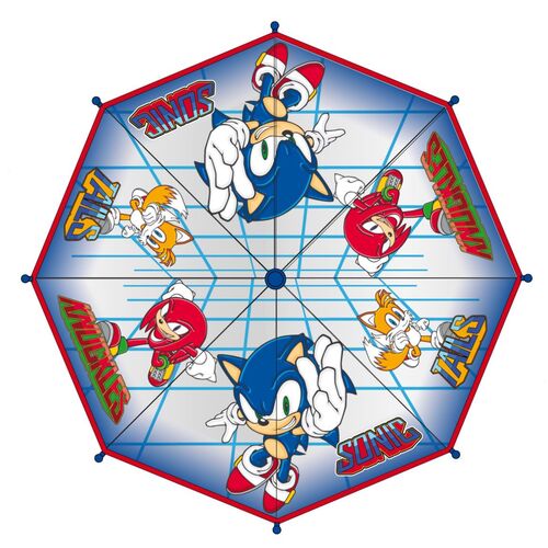 Paraguas manual burbuja Sonic The Hedgehog