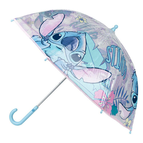 Paraguas manual burbuja Stitch Disney