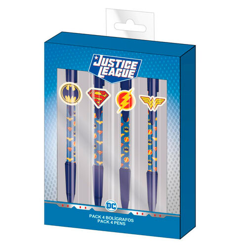 Justice League set 4 pens