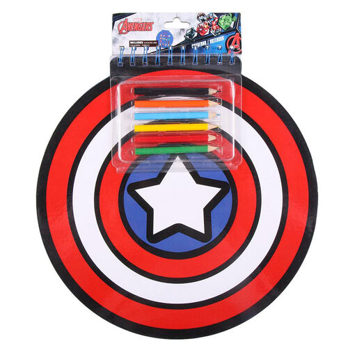 Marvel Captain America colour notebook