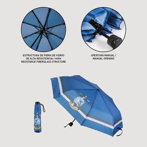 Paraguas manual plegable Ravenclaw Harry Potter 53cm
