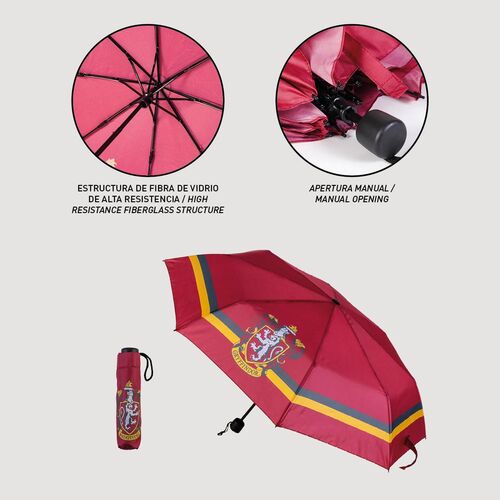 Harry Potter Gryffindor manual folding umbrella