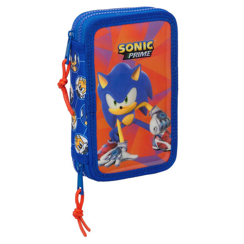 Sonic Prime double pencil case 28pcs