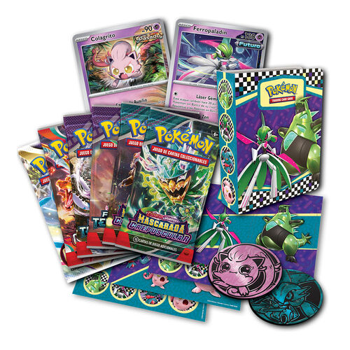 Spanish Pokemon Chest Collectible card game box