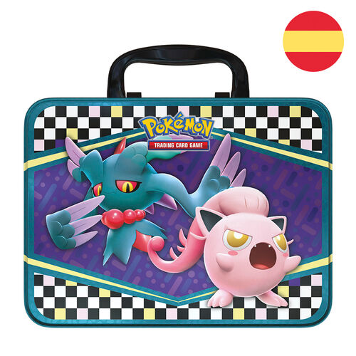 Spanish Pokemon Chest Collectible card game box