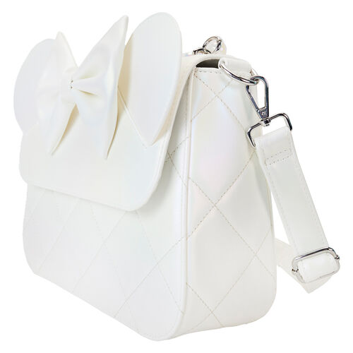 Loungefly Disney Minnie Mouse Iridescent Wedding crossbody bag